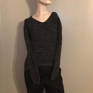 So Lace Up Back Sweater